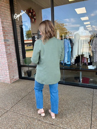 Whispering Sage Casual Blazer
