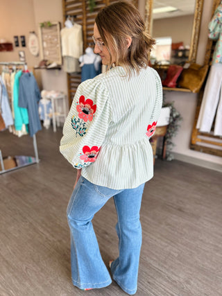 Blooming Breeze Puff Sleeve Top