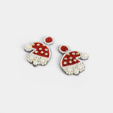 Load image into Gallery viewer, Santa Hat Beaded Earring