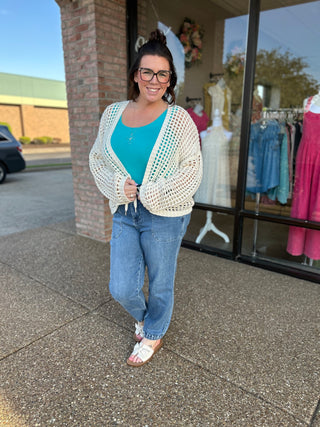 The Breezy Net Cardigan
