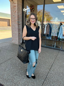 Black Oversized Tank