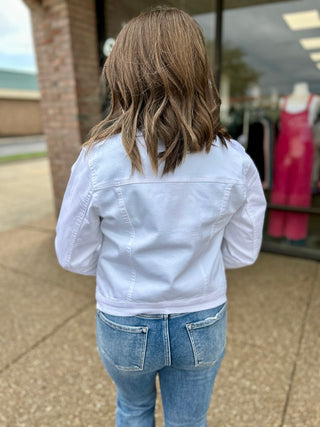 The Everything White Jean Jacket