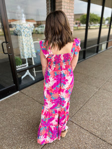 Island Bloom Maxi Dress