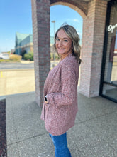 Load image into Gallery viewer, Heathered Brick Soft Knit Cardigan