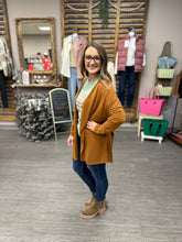 Load image into Gallery viewer, Chestnut Lightweight Soft Knit Cardigan