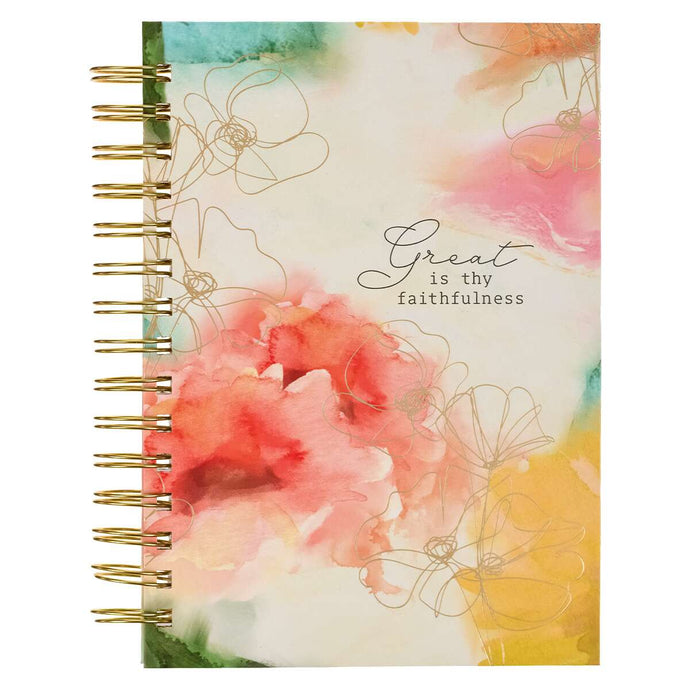 Pastel Watercolor Faithfulness Journal