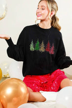 Load image into Gallery viewer, Sequin Christmas Tree Soft Knit Sweater