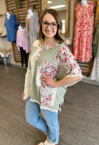 Sage Willow Bloom Top