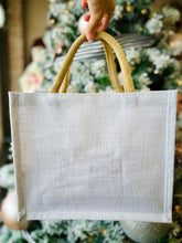 Load image into Gallery viewer, Holly Jolly Gift Tote