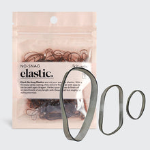 Load image into Gallery viewer, No-Snag Elastic Hair Ties Brown