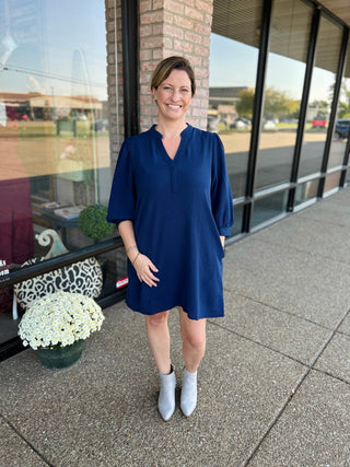 Navy Nights Dress