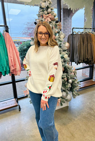 Holiday Parade Sequin Sweater