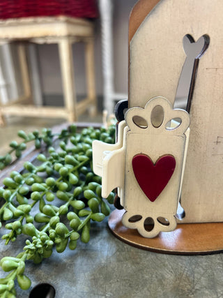 VDAY Handmade Hair Claw Clip - Small