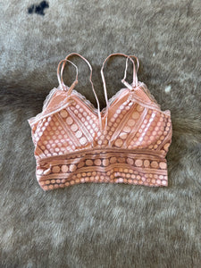 Lt Terracotta Emmy Silk Bralette