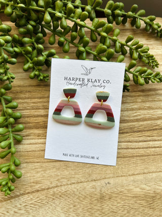 Sunset Grove Open Tiered Earrings