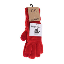 Load image into Gallery viewer, Solid Cable Knit Gloves