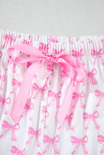 Load image into Gallery viewer, Pink Bows PJ Set