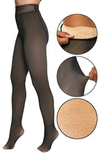 Load image into Gallery viewer, Opaque Fleece Lined Pantyhose