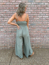 Load image into Gallery viewer, Sage Wide Leg Jumpsuit