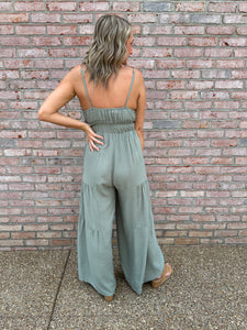 Sage Wide Leg Jumpsuit