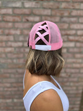 Load image into Gallery viewer, Tri-Color Stone Wash Crisscross Hat