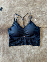 Load image into Gallery viewer, Black Emmy Silk Bralette