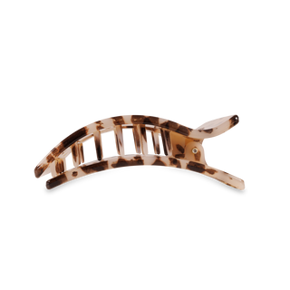 Flat Rectangle Hair Clip | Medium | Blonde Tortoise