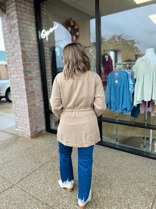 Toasted Toffee Tencel Jacket