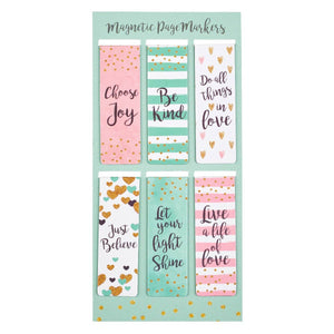 Magnetic Bookmark Set Sparkle Collection