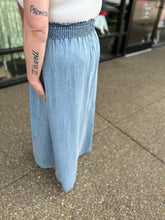 Load image into Gallery viewer, The Savannah Chambray Maxi Skirt