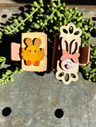 Easter Handmade Hair Claw Clip - Small