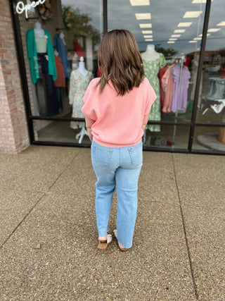 Soft Apricot Mock Top