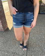 Load image into Gallery viewer, Highrise Distressed Cuffed Shorts