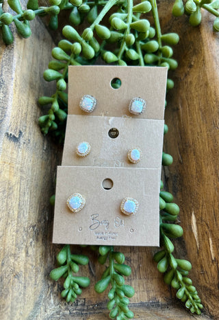 Moonlit Opal Studs