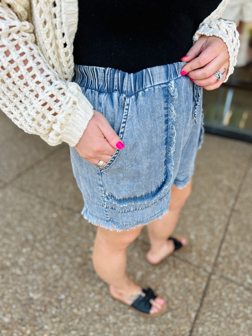 Beach Breeze Chambray Shorts