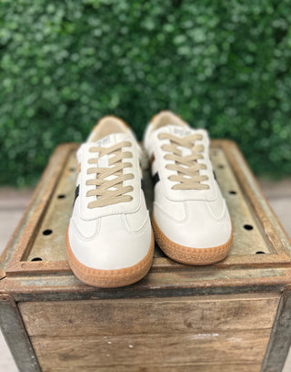 White Leopard Heads Up Sneaker