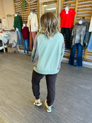 Patchwork Petals Pullover