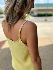 Lemon Detailed Tank Top