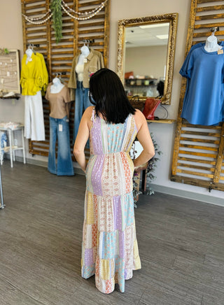 Patchwork Daydream Maxi Dress