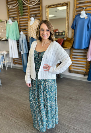 Breezy Days Cardigan in White