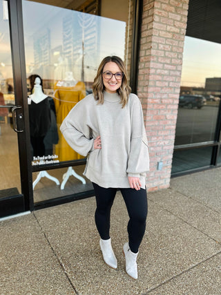 Easy Days Sweater in Taupe