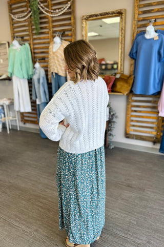 Breezy Days Cardigan in White