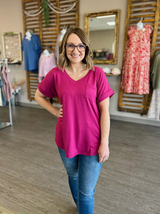 The Colorful Easy Pocket Tee