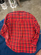 Load image into Gallery viewer, Bright Red Distressed Flannel Medium