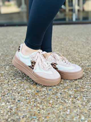 Ivory Leopard Pop Off Sneaker