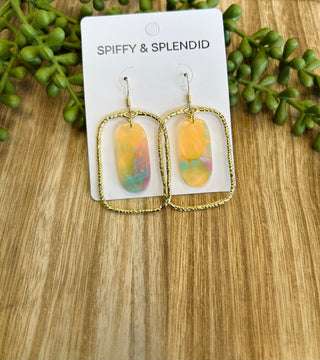 Madison Tropical 18k Gold Plated Earrings