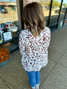 Leopard Print Blouse