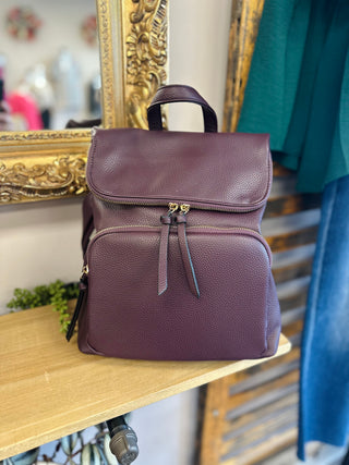Convertible Vegan Leather Backpack