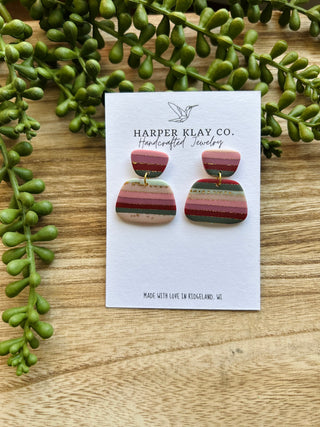 Sunset Grove Tiered Earrings