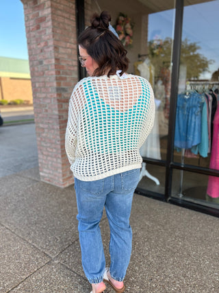 The Breezy Net Cardigan